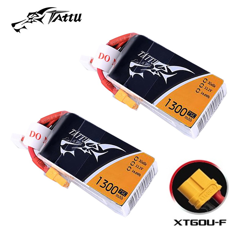 Drone Zll Rc - แบตเตอรี่ TATTU 3S 11.1V 1300mAh 75C