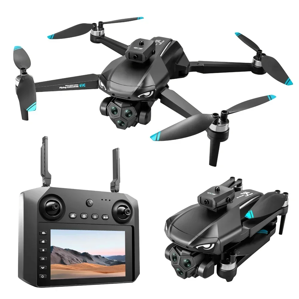 Drone Top Rc - 2025 ใหม่M33 RC Drone 4Kมืออาชีพมุมกว้างTriple HDกล้องพับRCเฮลิคอปเตอร์WIFI