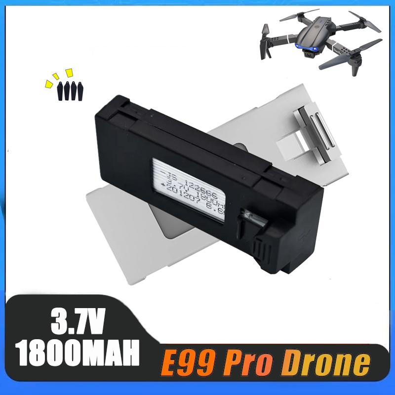 Drone Rc E88 Pro - แบตเตอรี่โดรนโปร E99 1-10ชิ้น P1 E525แบตเตอรี่ลิเธียมแบบชาร์จไฟได้แบตเตอรี่ดั้งเดิม3.7V สำหรับโดรนอาร์ซี