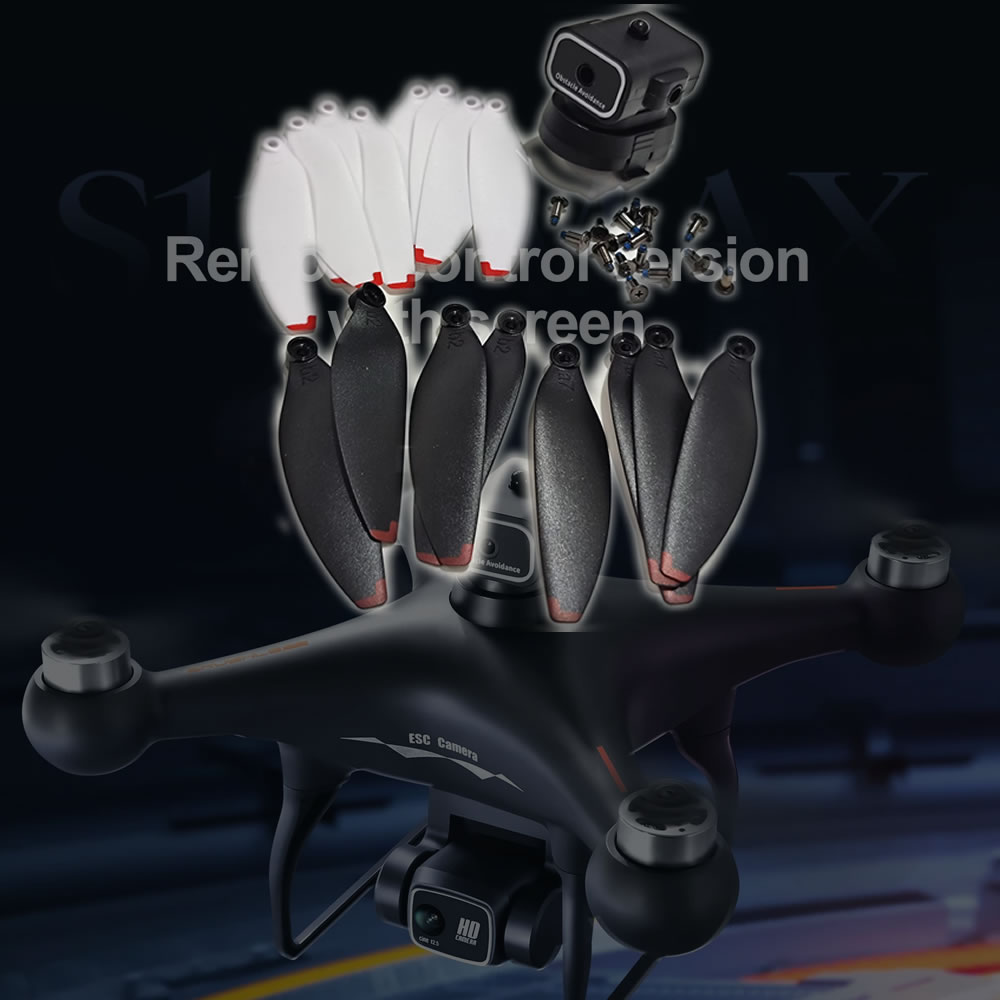 Drone Rc S116 - ใบพัดโดรน S116 รุ่นดั้งเดิม พร้อมระบบหลบหลีกสิ่งกีดขวาง + ใบพัด