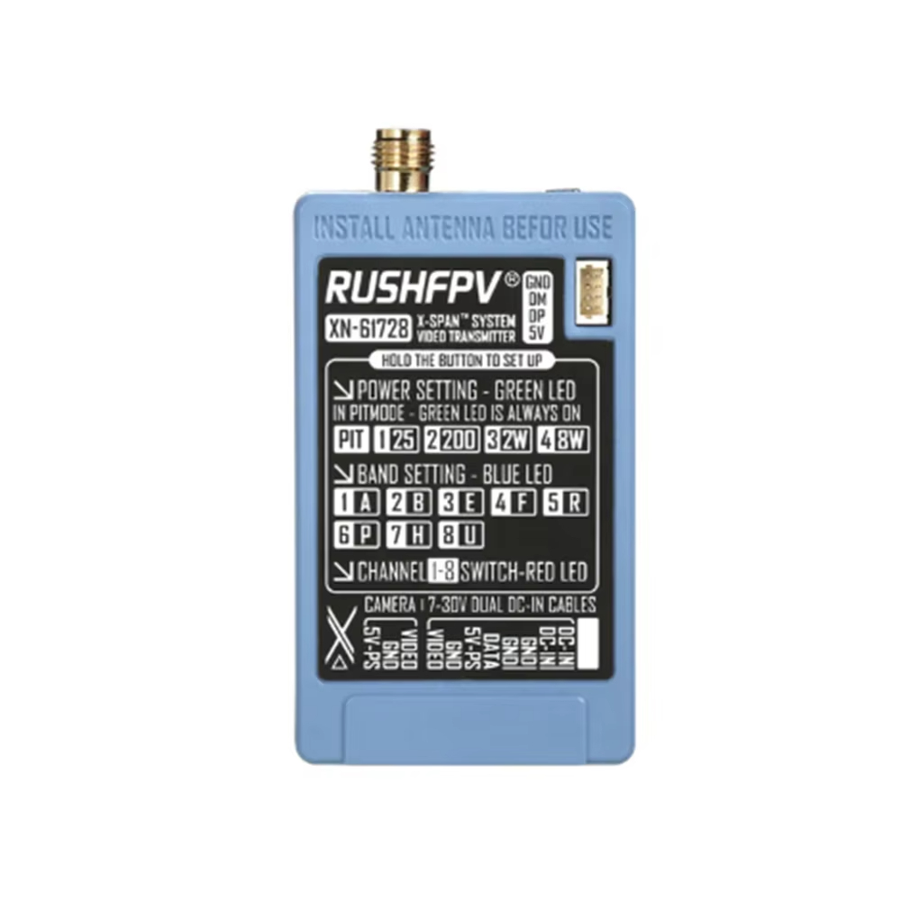 RUSHFPV 6.1‑7.2G 8W X61728 VTX - Drone With Rc Remote บทวิจารณ์และราคา