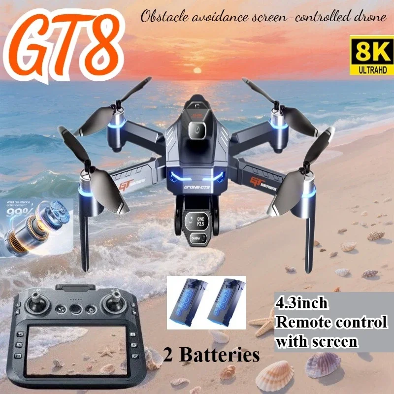 Drone 4K HD GT8 กล้องหลีกเลี่ย - Drone Top Rc บทวิจารณ์และราคา