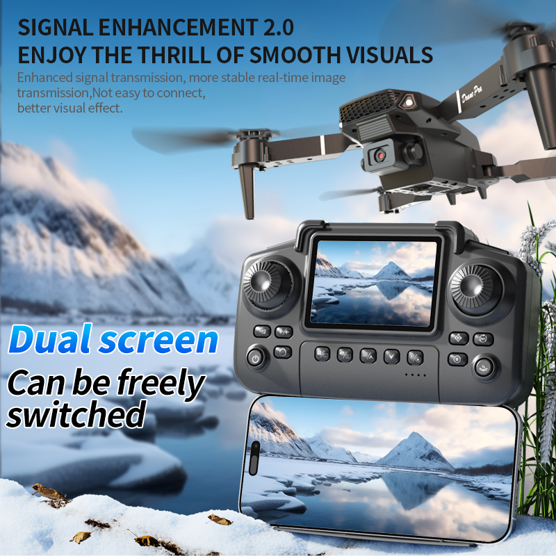 โดรนพับได้ E88 Pro กล้อง HD คู - Drone Rc E88 Pro บทวิจารณ์และราคา
