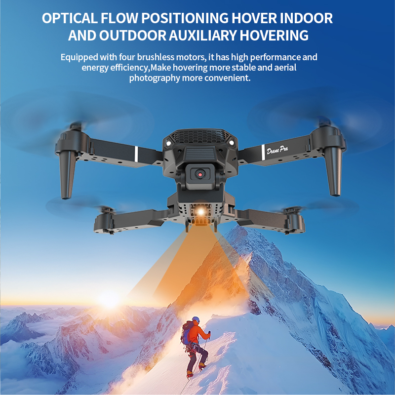โดรนพับได้ E88 Pro กล้อง HD คู - Drone Rc E88 Pro บทวิจารณ์และราคา
