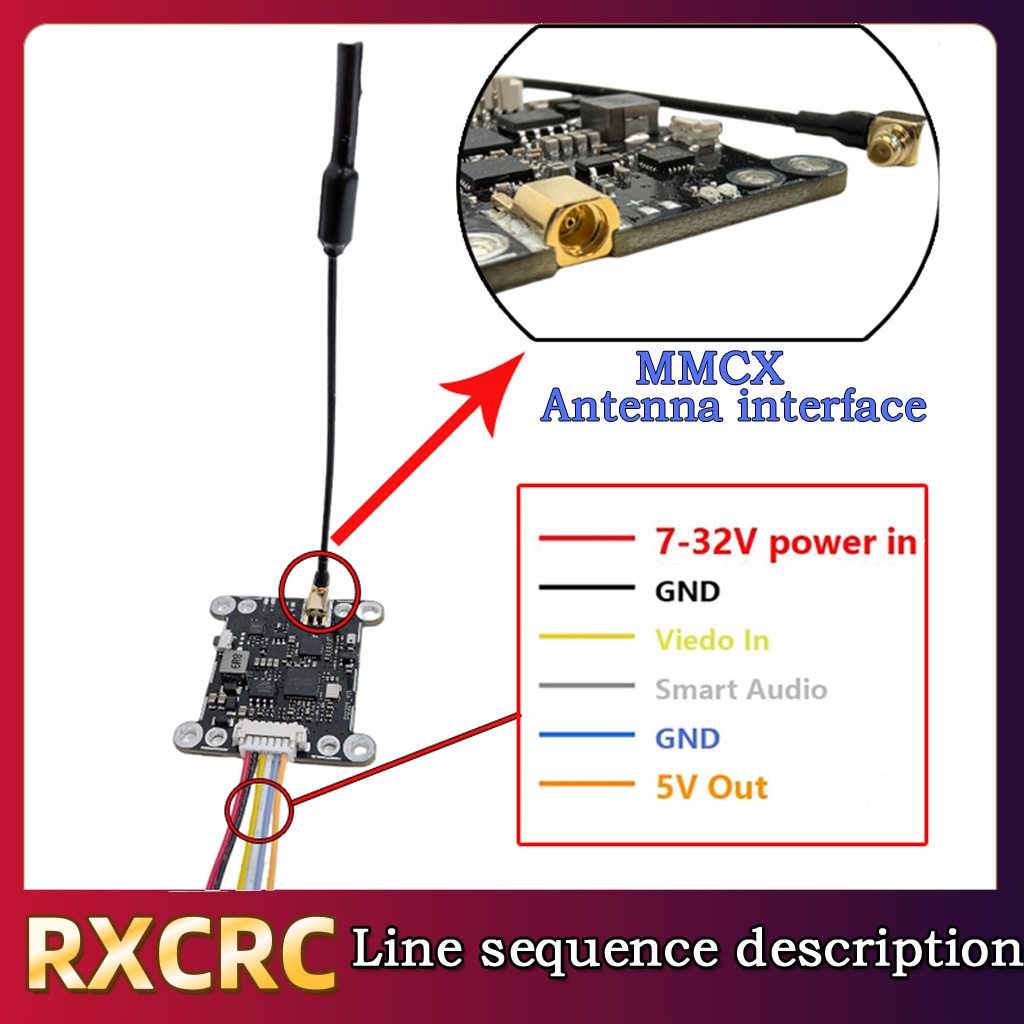 โมดูล RXCRC 5.8G 48CH 1.6W VTX - Drone With Rc Remote บทวิจารณ์และราคา