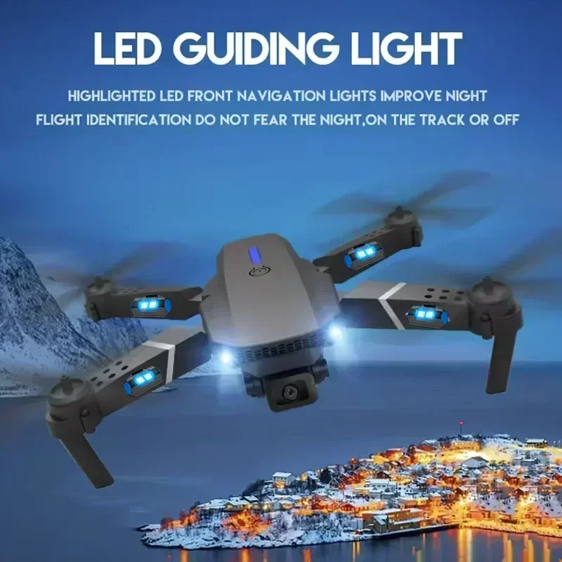 E88 Pro WIFI FPV Droneมุมกว้าง - Drone Rc E88 Pro บทวิจารณ์และราคา