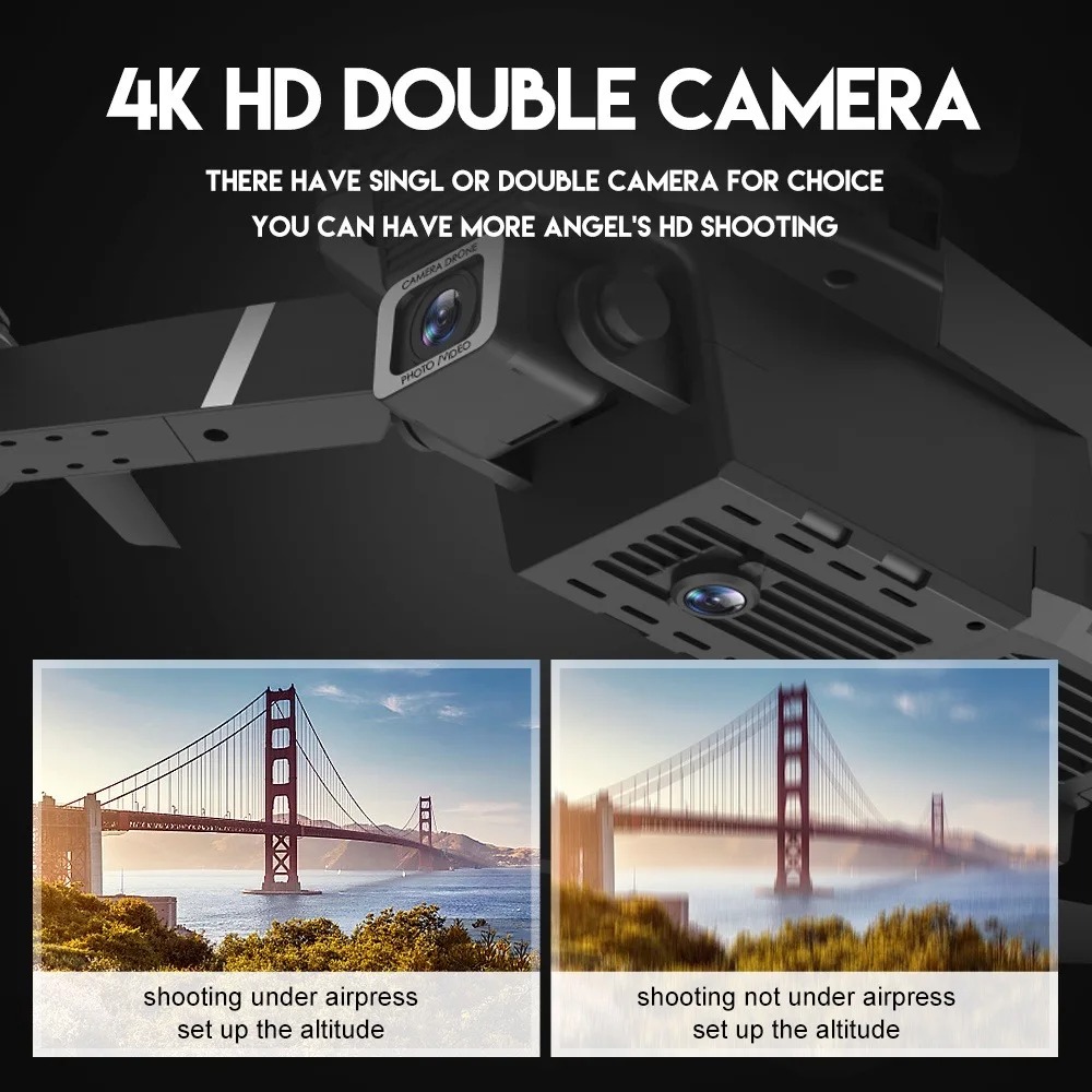 โดรน RC รุ่นใหม่ E88Pro 4K ระด - Drone Rc E88 Pro บทวิจารณ์และราคา