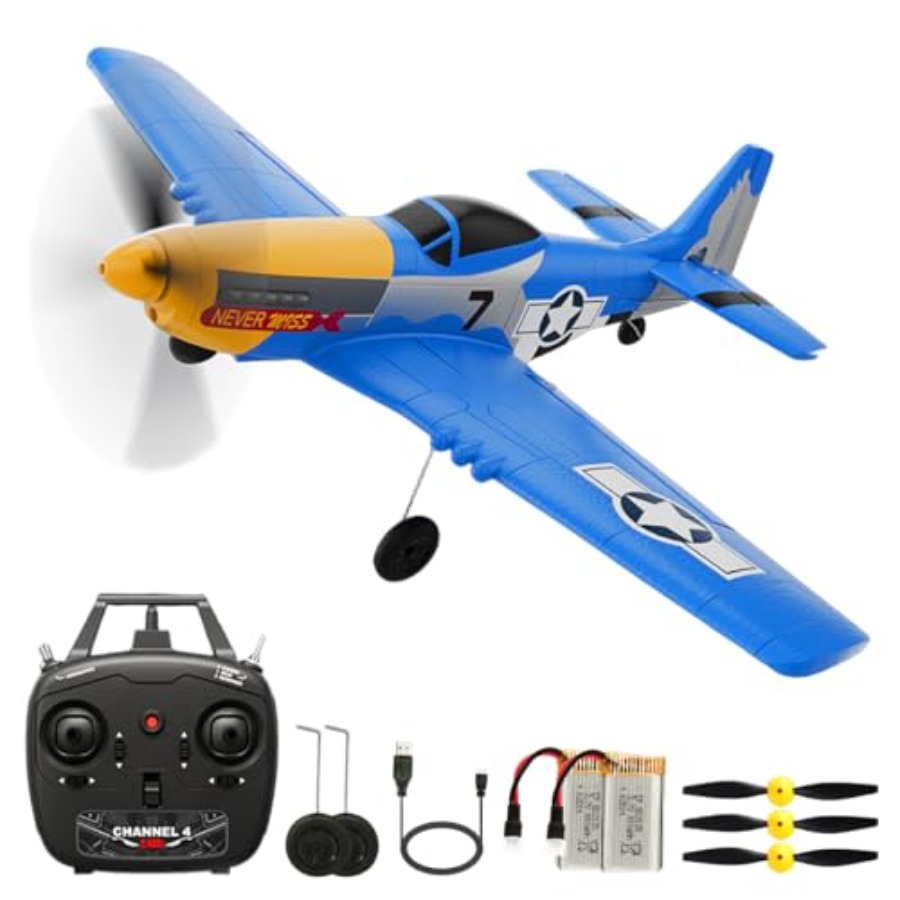 เครื่องบินบังคับวิทยุ P51D RC  - Drone Top Rc บทวิจารณ์และราคา
