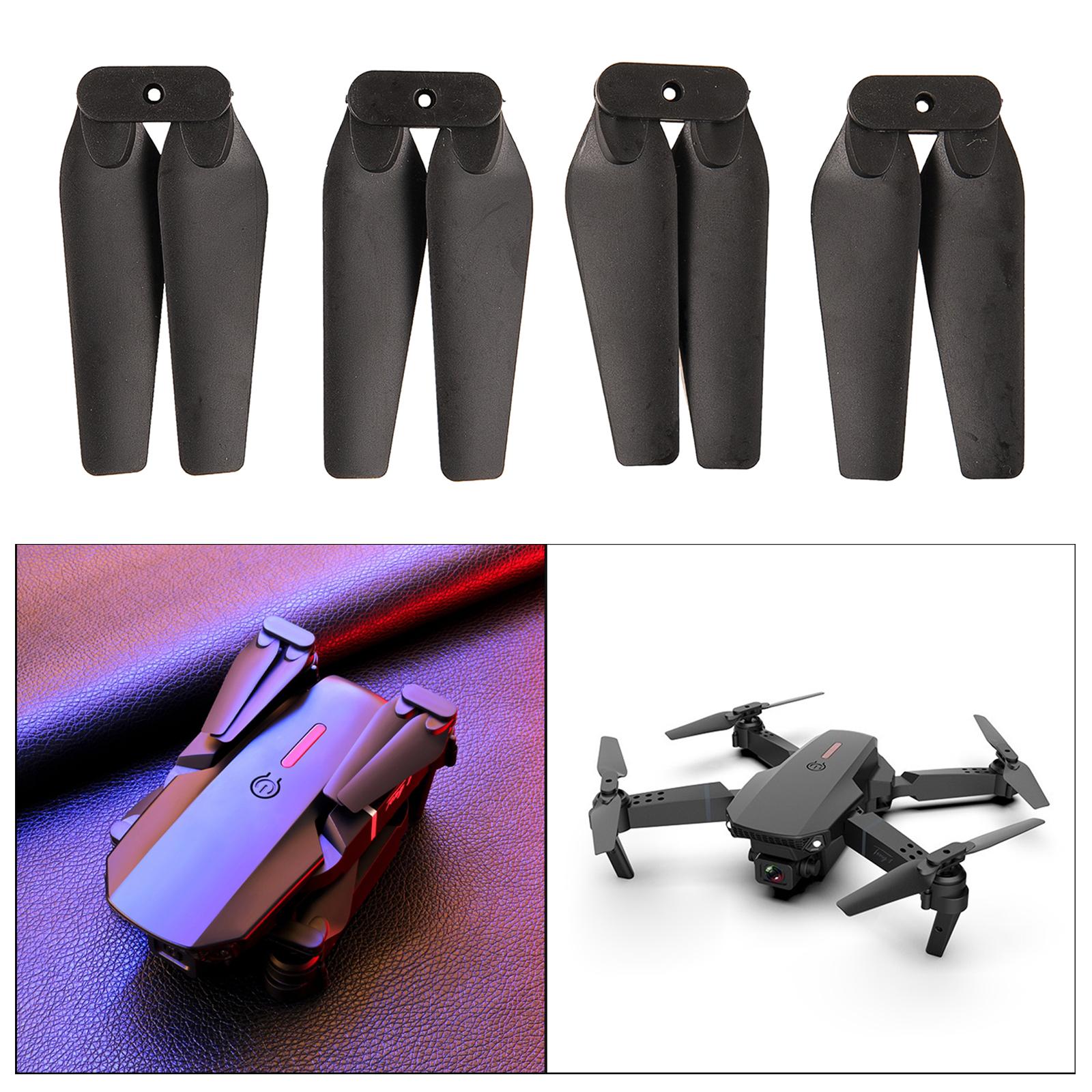2คู่เปลี่ยนพับใบพัด Props ใบมี - Drone Rc E88 Pro บทวิจารณ์และราคา