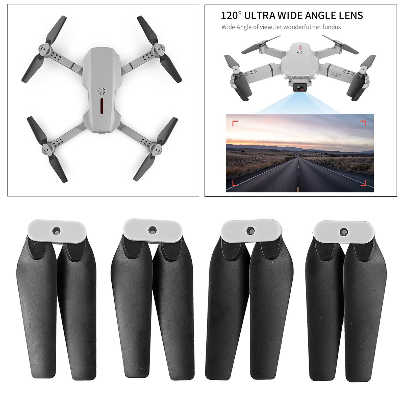 2คู่เปลี่ยนพับใบพัด Props ใบมี - Drone Rc E88 Pro บทวิจารณ์และราคา