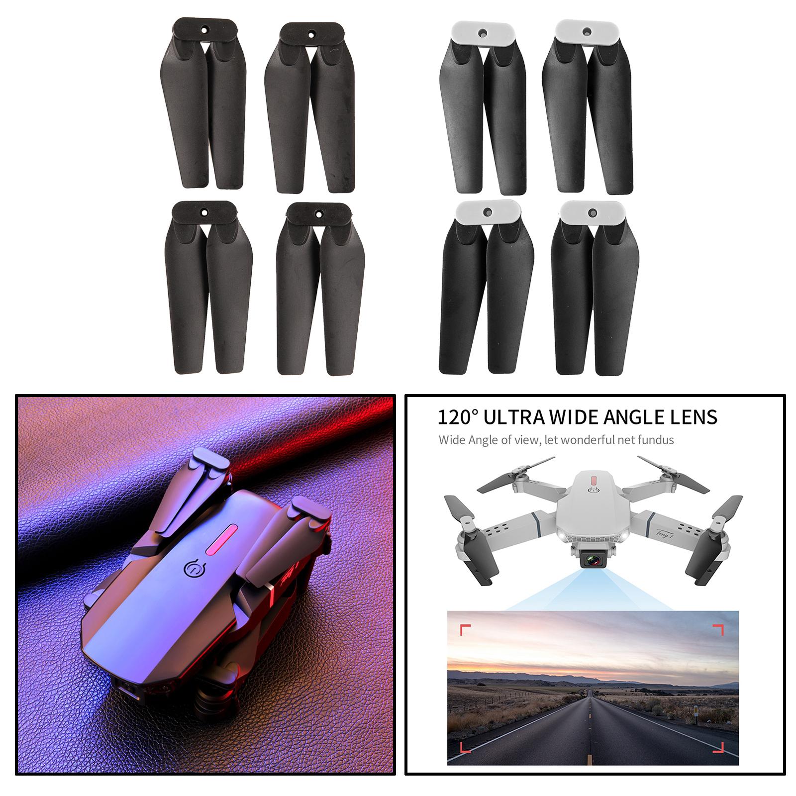 2คู่เปลี่ยนพับใบพัด Props ใบมี - Drone Rc E88 Pro บทวิจารณ์และราคา