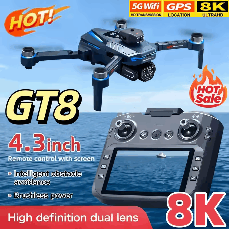 โดรน GT8 กล้อง 8K HD 5G WIFI ม - Drone Rc Price บทวิจารณ์และราคา